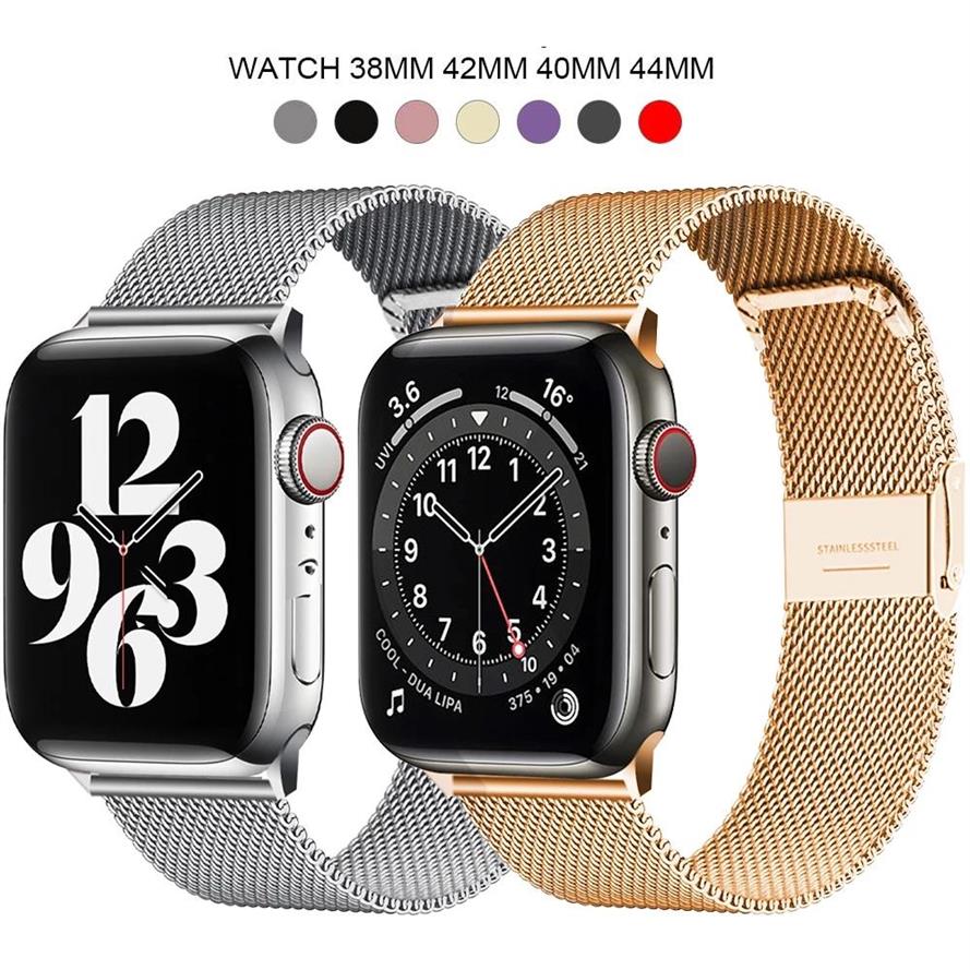 Milanese Loop Watch Bands Metal Straps for Apple Watch Series 7 se 6 5 4 3 Stainless Steel Strap Magnetic adjustable buckle with a
Milanese Loop Watch Bands Metal Straps for Apple Watch Series 7 se 6 5 4 3 Stainless Steel Strap Magnetic adjustable buckle with a