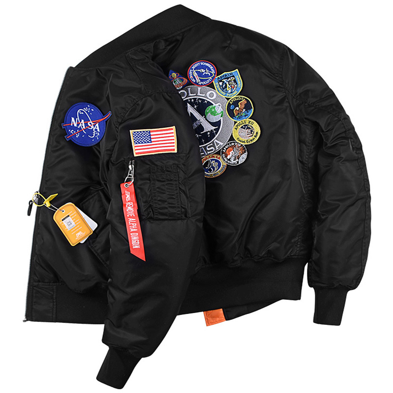 thick aviator cotton jacket NASA joint Alpha dingdin Apollo bomber winter coat, Army green
thick aviator cotton jacket NASA joint Alpha dingdin Apollo bomber winter coat, Army green