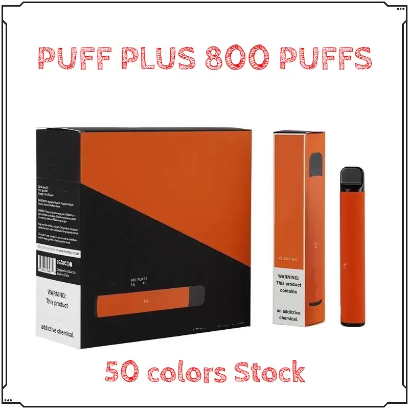 PUFF Stick Plus 800 Disposable Vape Electronic Cigarette Device Starter Kit 550mAh Battery 3.2ml Cartridge with Built-in Coil Pen vapes Wholesale
PUFF Stick Plus 800 Disposable Vape Electronic Cigarette Device Starter Kit 550mAh Battery 3.2ml Cartridge with Built-in Coil Pen vapes Wholesale