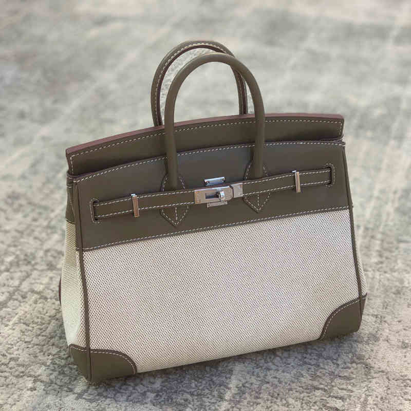Crossbody Luxury H Bags Fashion Handbags and Birkins Casual Versatile Contrast Canvas with First Layer Cow Leather Bag Portable
Crossbody Luxury H Bags Fashion Handbags and Birkins Casual Versatile Contrast Canvas with First Layer Cow Leather Bag Portable