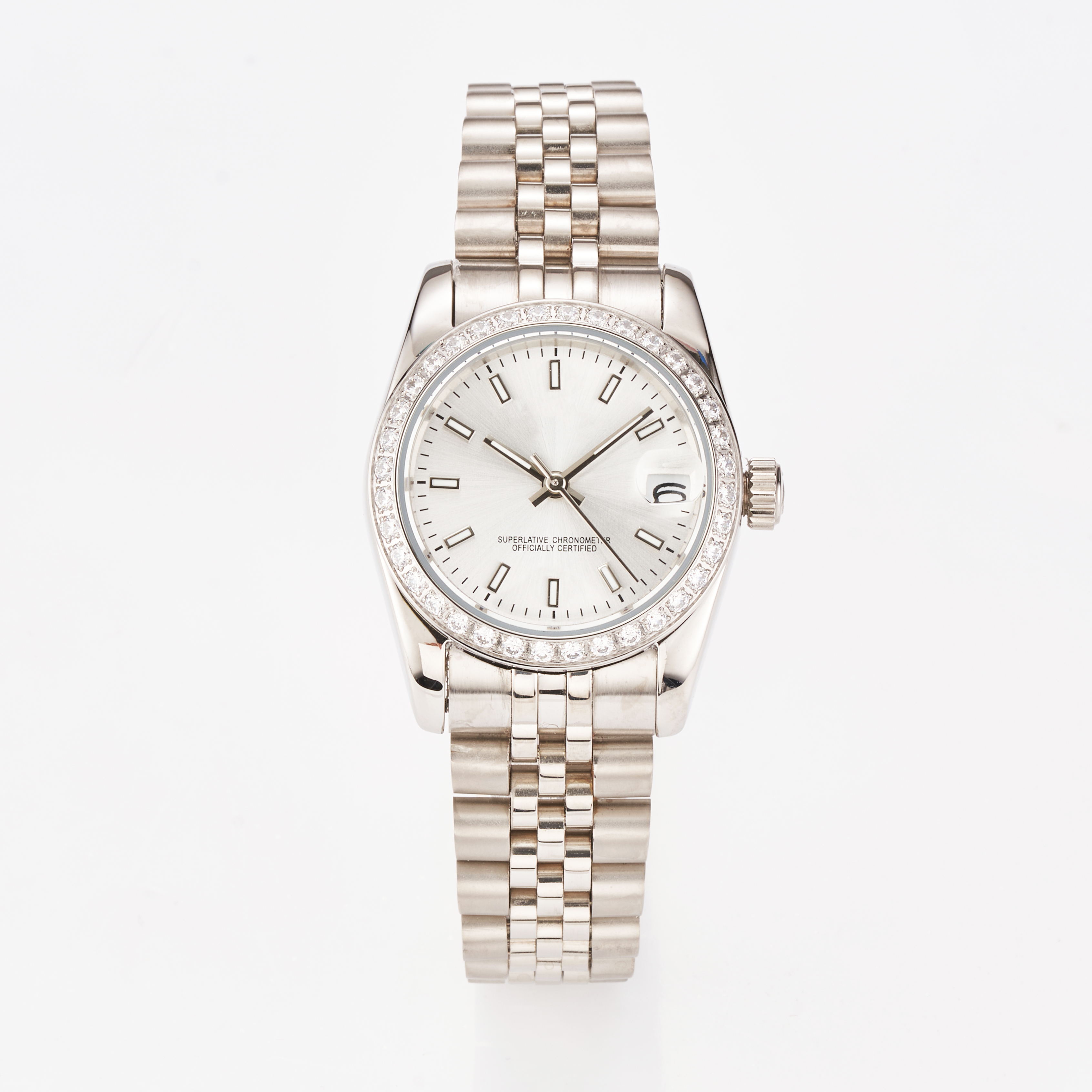 31mmLadies automatic mechanical Watch 36mm small round diamond 2813 movement 316 fine steel sports fashion Silver Green Purple, Black
31mmLadies automatic mechanical Watch 36mm small round diamond 2813 movement 316 fine steel sports fashion Silver Green Purple, Black