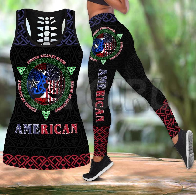 Women' Two Piece Pants Puerto Rico And America Lover 3D Printed Tank Top Legging Combo Outfit Yoga Fitness WomenWomen, Legging-4
Women' Two Piece Pants Puerto Rico And America Lover 3D Printed Tank Top Legging Combo Outfit Yoga Fitness WomenWomen, Legging-4