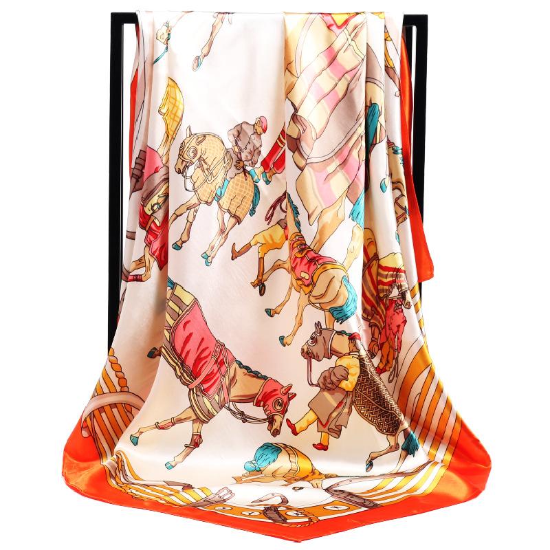 Scarves Silk Scarf War Horse Belt Square Design Print Kerchief Women Neck Shawl Wraps Echarpe Winter 90cmScarves ScarvesScarves
Scarves Silk Scarf War Horse Belt Square Design Print Kerchief Women Neck Shawl Wraps Echarpe Winter 90cmScarves ScarvesScarves