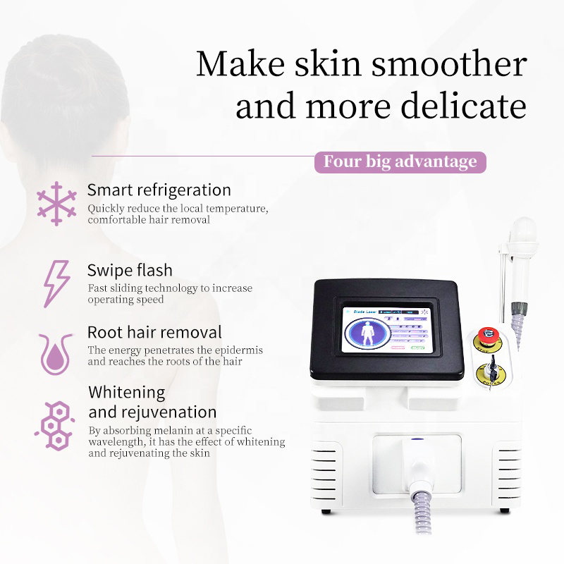 808 Diode Laser Hair Removal Machine 1000W 2 in 1 808nm photorejuvenation beauty equipment