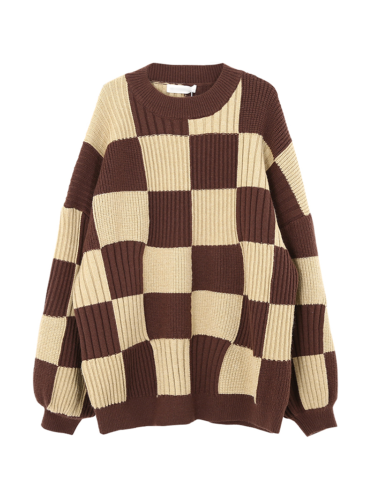 Vintage Plaid Pullovers Women Streetwear Korean Style Loose Daily Cozy Harajuku Sweaters Sweet Cool Girl, Black
Vintage Plaid Pullovers Women Streetwear Korean Style Loose Daily Cozy Harajuku Sweaters Sweet Cool Girl, Black