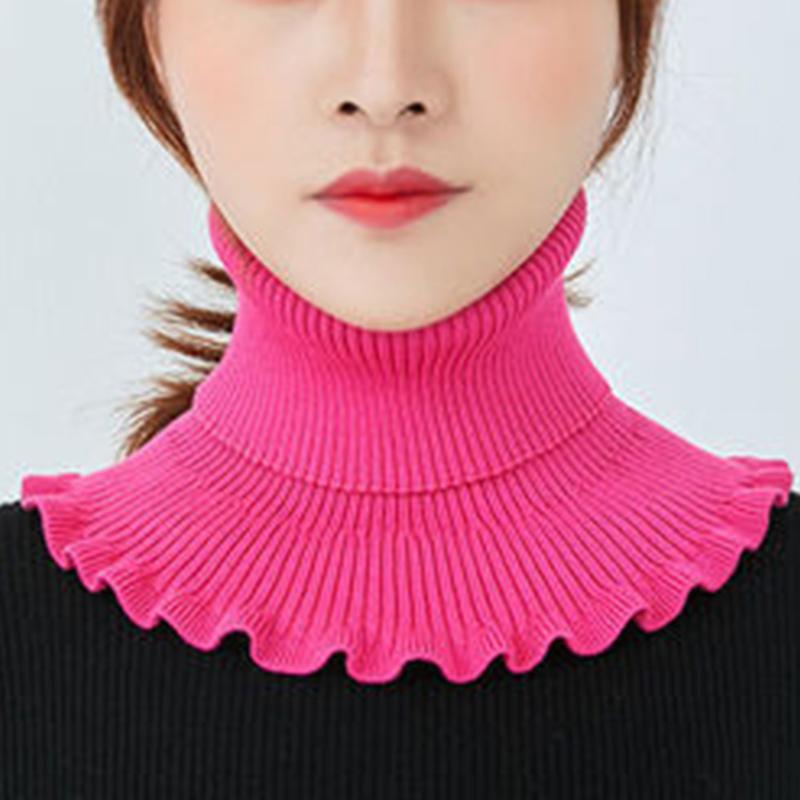 Scarves Women Fake Collar Scarf Knitted Elastic False Warm Winter Cycling Windproof Ruffles Detachable Wrap ScarfScarves
Scarves Women Fake Collar Scarf Knitted Elastic False Warm Winter Cycling Windproof Ruffles Detachable Wrap ScarfScarves