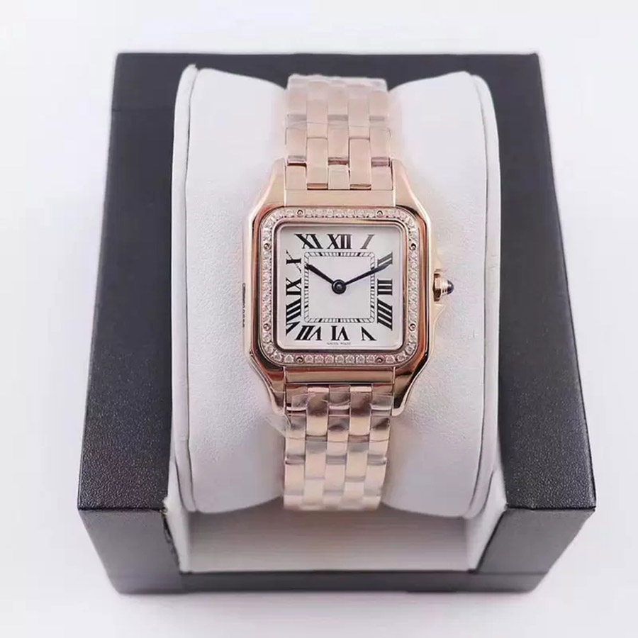 2022 Dropshipping Women Watches 22x22/27x27 MM dial Gold/Silver Stainless Steel Quartz Lady Watch With diamond elegant wristwatch, Watch box
2022 Dropshipping Women Watches 22x22/27x27 MM dial Gold/Silver Stainless Steel Quartz Lady Watch With diamond elegant wristwatch, Watch box