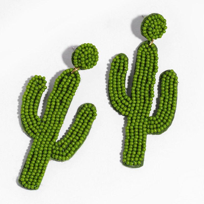 Dangle & Chandelier Personality Creative Stud Ear Cactus Rice Bead Earrings Fashion Drop Statement Decoration For Women Girls
Dangle & Chandelier Personality Creative Stud Ear Cactus Rice Bead Earrings Fashion Drop Statement Decoration For Women Girls