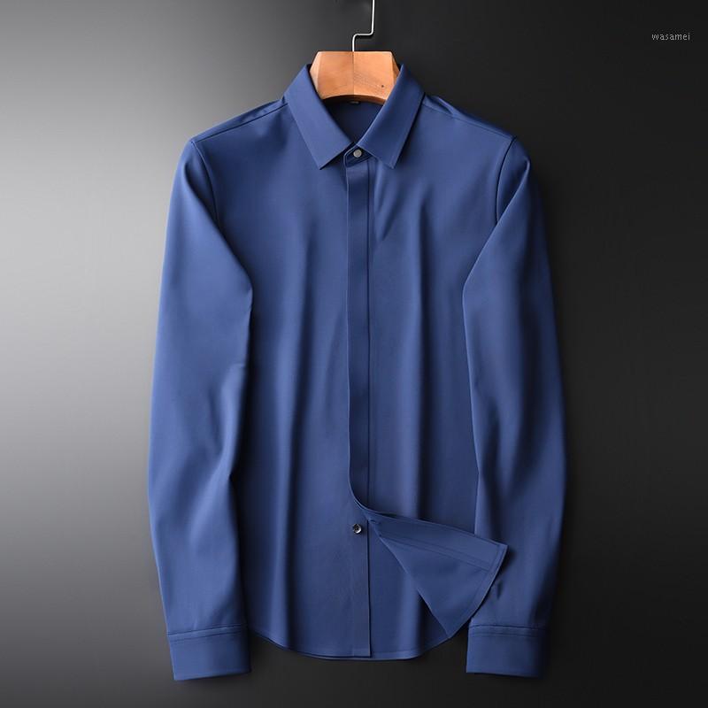 Minglu Dark Blue Male Shirts High Quality Long Sleeve Solid Color Mens Dress Plus Size 4xl Fashion Slim Casual Man Men's, Dark blue hcz20049
Minglu Dark Blue Male Shirts High Quality Long Sleeve Solid Color Mens Dress Plus Size 4xl Fashion Slim Casual Man Men's, Dark blue hcz20049