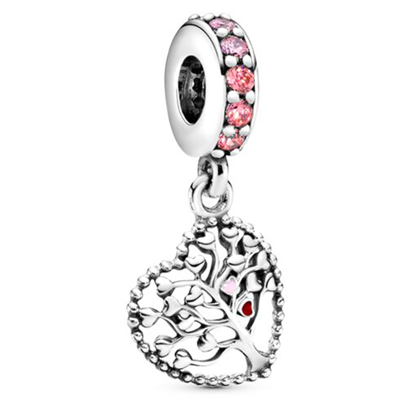 925 Sterling Silver Hollow Love Mom Crown Charms Beads Pendant for Bracelet Necklace Ladies Men's Jewelry Fashion Accessories Special Offer DIY F