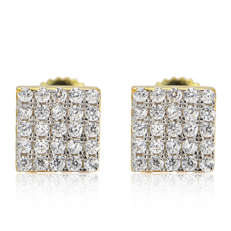 Stud 1Pair Material S925 Sterling Silver Hip Hop Cubic Zirconia Set Bling Out Square Earrings For Women Men Unisex JewelryStudStud
Stud 1Pair Material S925 Sterling Silver Hip Hop Cubic Zirconia Set Bling Out Square Earrings For Women Men Unisex JewelryStudStud