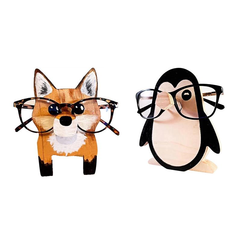 Fashion Sunglasses Frames Creative Animal Cute Glasses Frame Wooden Year Gift