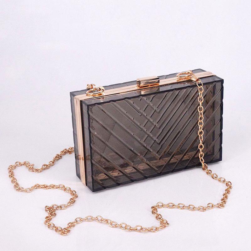 Evening Bags Acrylic Transparent Women's Bag With Chain Shoulder Purse Female Box Handbag 2022 Clear Luxury Designer Party ClutchEvening, Black
Evening Bags Acrylic Transparent Women's Bag With Chain Shoulder Purse Female Box Handbag 2022 Clear Luxury Designer Party ClutchEvening, Black