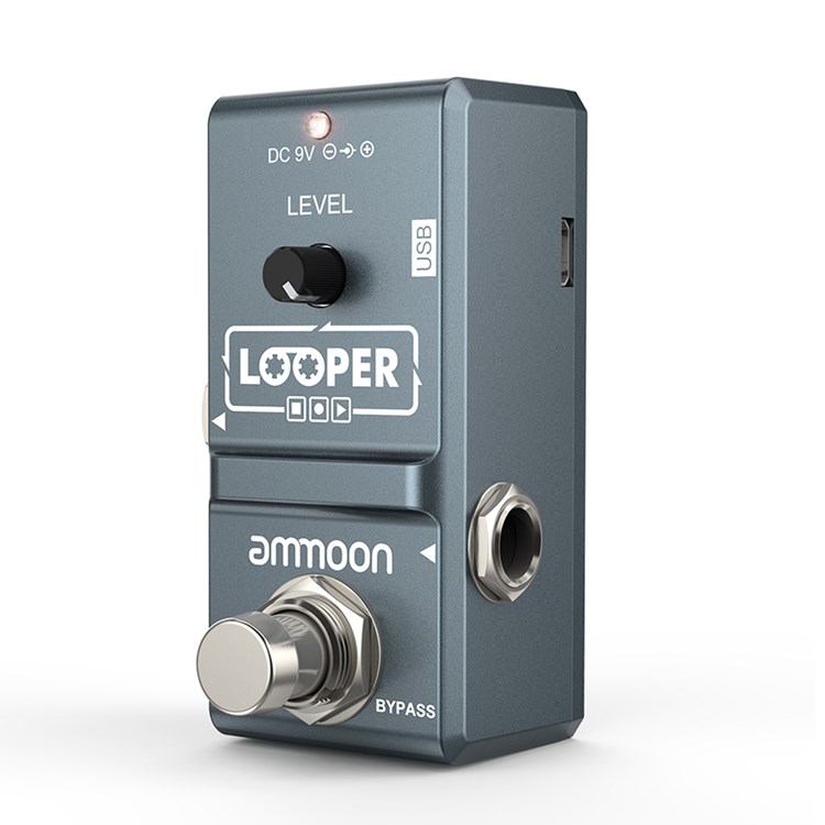 AP-09 Nano Loop Electric Guitar Effect Pedal Looper True Bypass Unlimited Overdubs 10 Minutes Recording with USB Cable, Default color
AP-09 Nano Loop Electric Guitar Effect Pedal Looper True Bypass Unlimited Overdubs 10 Minutes Recording with USB Cable, Default color