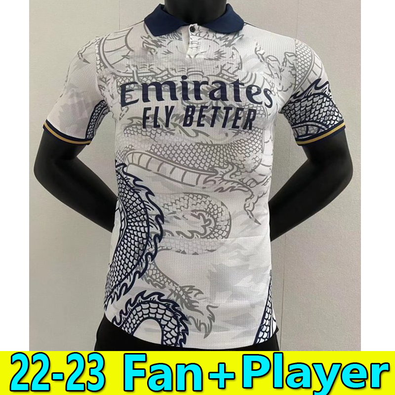 FANS Player version 22 23 soccer Jerseys dragon pattern special ALABA HAZARD CAMAVINGA 2022 2023 BENZEMA ASENSIO MODRIC MARCELO VALVERDE REAL football shirt
FANS Player version 22 23 soccer Jerseys dragon pattern special ALABA HAZARD CAMAVINGA 2022 2023 BENZEMA ASENSIO MODRIC MARCELO VALVERDE REAL football shirt