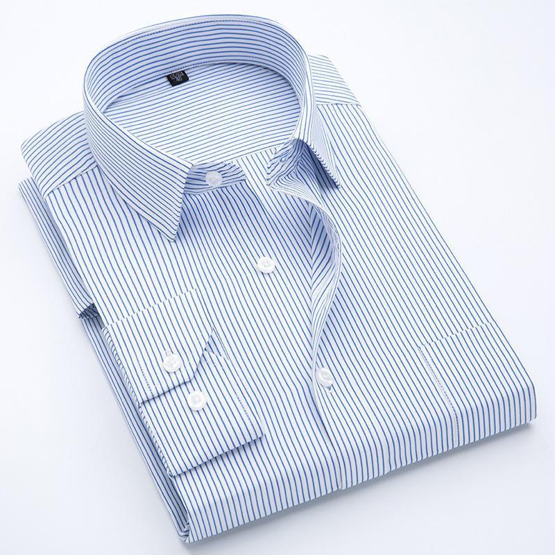 Men's Casual Shirts Striped Shirt Spring And Autumn Professional Dress Slim Long Sleeve Large Business Non Iron Class, K08-7
Men's Casual Shirts Striped Shirt Spring And Autumn Professional Dress Slim Long Sleeve Large Business Non Iron Class, K08-7