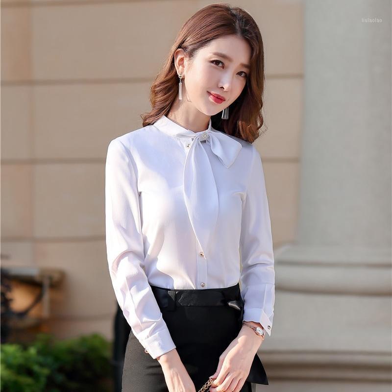 Women Blouses & Shirts White Long Sleeve Ladies Work Tops Female Office Uniform Styles Women, Blouse only
Women Blouses & Shirts White Long Sleeve Ladies Work Tops Female Office Uniform Styles Women, Blouse only