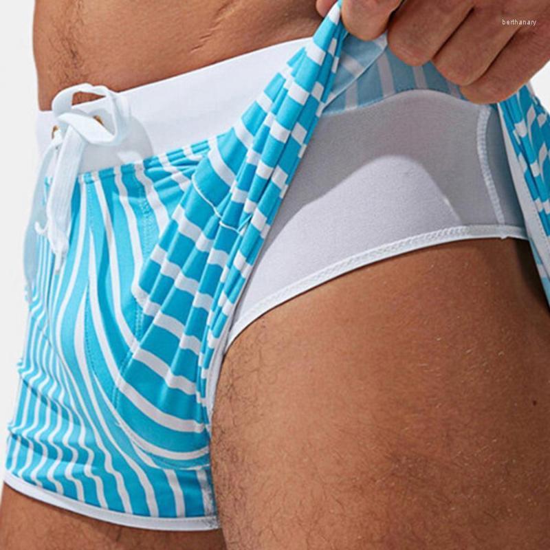 Men's Shorts Men Swimsuit Lining Stripes Elastic Waist Drawstring Swim Trucks Surfing SwimwearMen's Bert22, Blue
Men's Shorts Men Swimsuit Lining Stripes Elastic Waist Drawstring Swim Trucks Surfing SwimwearMen's Bert22, Blue