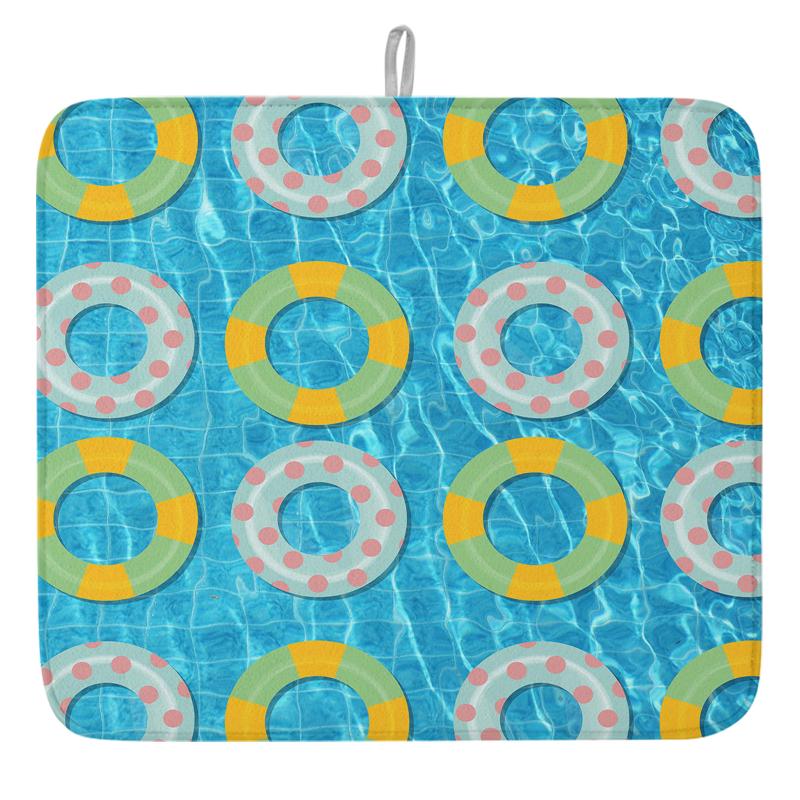 Mats & Pads Swimming Pool Cartoon Pattern Dish Drying Mat For Kitchen Sink Modern Home Decor Dinnerware Tea Towel Absorbent Placemat
Mats & Pads Swimming Pool Cartoon Pattern Dish Drying Mat For Kitchen Sink Modern Home Decor Dinnerware Tea Towel Absorbent Placemat