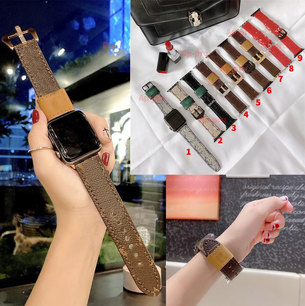 Luxury Designer Strap For Apple Watch Band 45mm 42mm 38mm 40mm 44mm iwatch bands Leather Straps Bracelet Fashion L Flower White Square Wristband iwatch
Luxury Designer Strap For Apple Watch Band 45mm 42mm 38mm 40mm 44mm iwatch bands Leather Straps Bracelet Fashion L Flower White Square Wristband iwatch