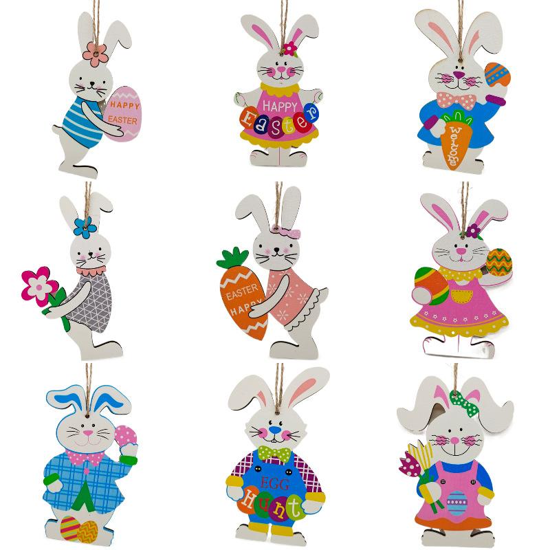 Party Decoration 2/5pc Easter Eggs Wooden Pendant For Home Hanging DIY Craft Kids Gift Decor Supplies
Party Decoration 2/5pc Easter Eggs Wooden Pendant For Home Hanging DIY Craft Kids Gift Decor Supplies