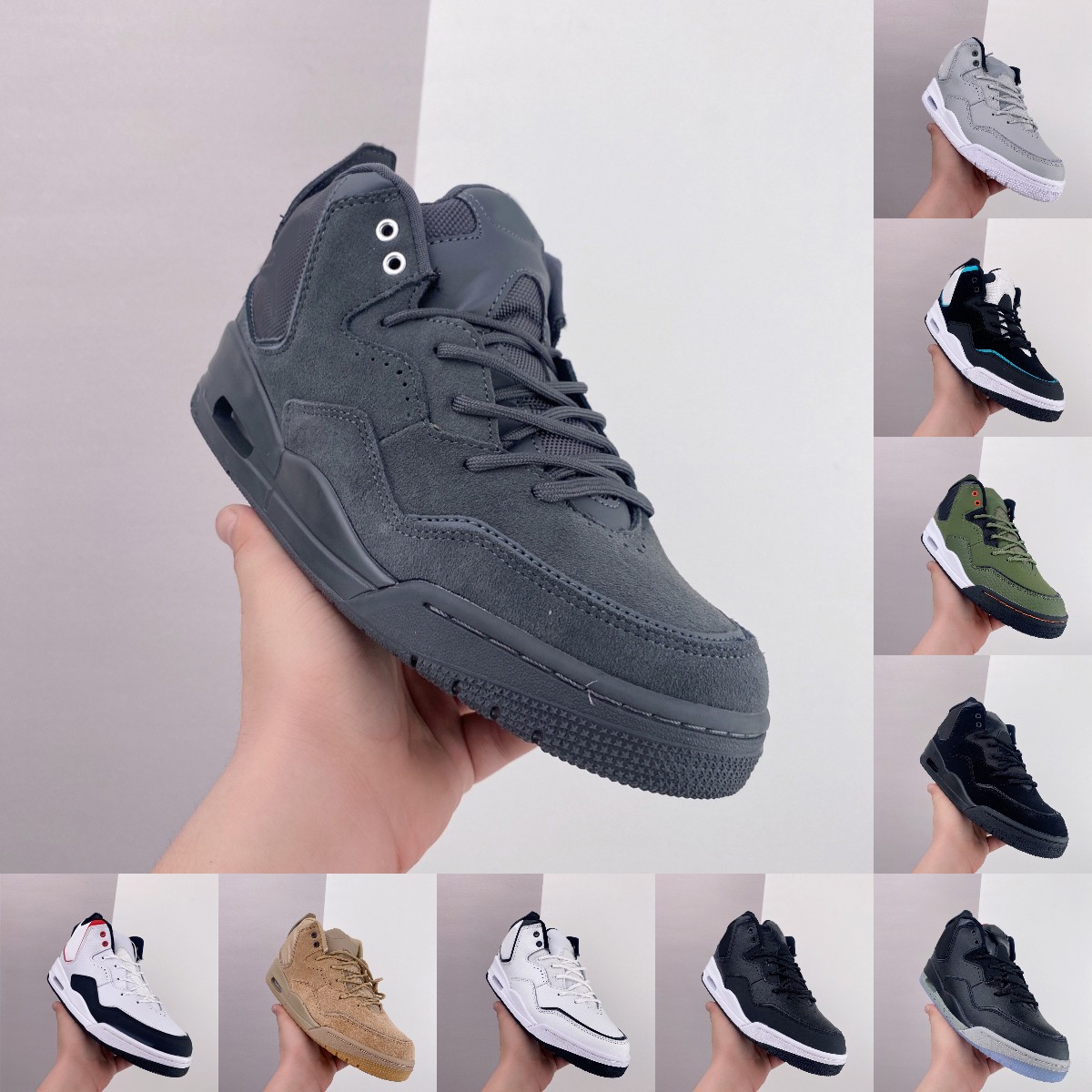 36-46 US12 Suede Courtside 23 Concord Basketball Shoes Branded Jumpman Women Men Trainers Truple White Black Sneaker Cement Particle Grey Men's Sport Outdoor Shoe, Ar100013
36-46 US12 Suede Courtside 23 Concord Basketball Shoes Branded Jumpman Women Men Trainers Truple White Black Sneaker Cement Particle Grey Men's Sport Outdoor Shoe, Ar100013
