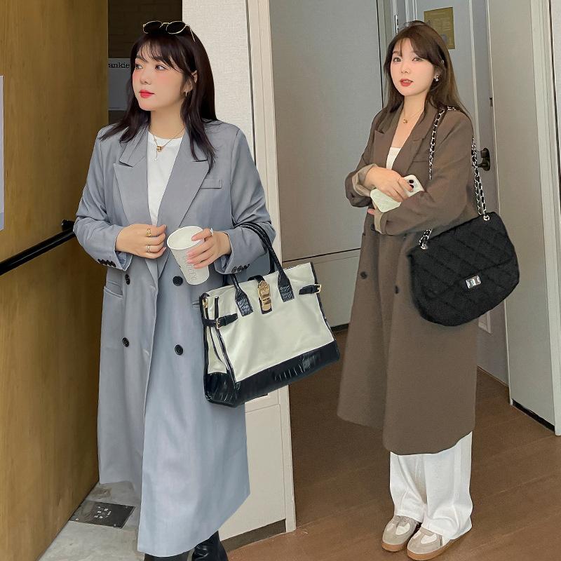 Women's Trench Coats Coat For Women Spring Autumn Double-Breasted Suit Windbreakers Long Overcoat Solid Hem Slit Vintage Tops 3xl 4xl JH559W, Black
Women's Trench Coats Coat For Women Spring Autumn Double-Breasted Suit Windbreakers Long Overcoat Solid Hem Slit Vintage Tops 3xl 4xl JH559W, Black