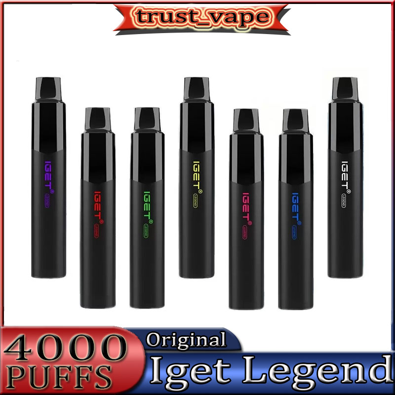 Original IGET LEGEND Disposable Pod Device Kit E cigarettes 4000 Puffs 12ml Prefilled Cartridge Battery Vape Stick Pen 100% Authentic
Original IGET LEGEND Disposable Pod Device Kit E cigarettes 4000 Puffs 12ml Prefilled Cartridge Battery Vape Stick Pen 100% Authentic