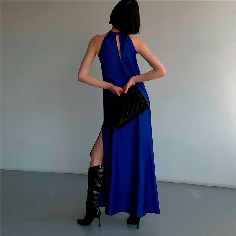 Casual Dresses Vestidos De Verano Mujer 2022 Sexy Sleeveless Hollow Out Split Satin Maxi Halterneck Dress For Women Summer Party DressesCasu, Black
Casual Dresses Vestidos De Verano Mujer 2022 Sexy Sleeveless Hollow Out Split Satin Maxi Halterneck Dress For Women Summer Party DressesCasu, Black
