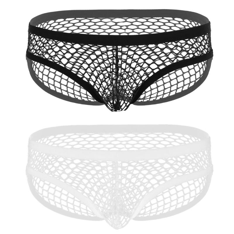 Underpants Sexy Mens Hollow Out See Through Fishnet Underwear Low Rise Bulge Pouch Elastic Waistband Mini Bikini Lingerie BriefsUnderpants, White
Underpants Sexy Mens Hollow Out See Through Fishnet Underwear Low Rise Bulge Pouch Elastic Waistband Mini Bikini Lingerie BriefsUnderpants, White