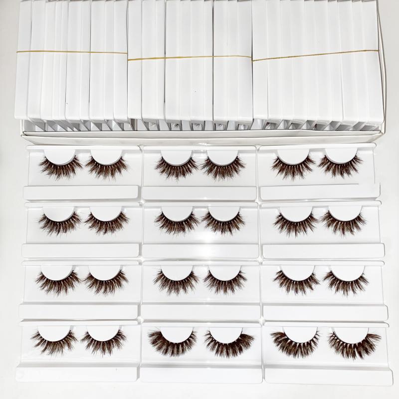 False Eyelashes Mink Ombre Colored 25mm Lashes 3D Dramatic Long Natural Makeup BrownFalse
False Eyelashes Mink Ombre Colored 25mm Lashes 3D Dramatic Long Natural Makeup BrownFalse