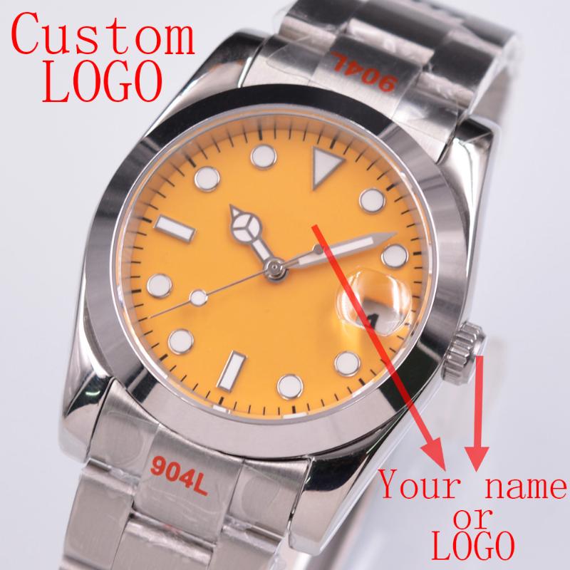 Wristwatches Custom Logo 36mm Sapphire Crystal NH35A Automatic Watch Sterile Dial Mechanical Mens Luminous Men ClockWristwatches Wristwatche
Wristwatches Custom Logo 36mm Sapphire Crystal NH35A Automatic Watch Sterile Dial Mechanical Mens Luminous Men ClockWristwatches Wristwatche