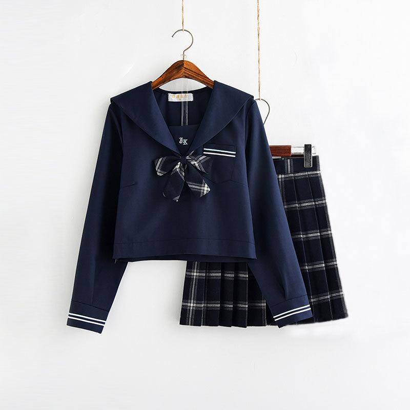 Clothing Sets Women Dress Plaid Set JK Japan Preppy Style Cute Kawaii High School Student Uniform Girls Sailor Collar Costume ClothesClothin, Short skirt
Clothing Sets Women Dress Plaid Set JK Japan Preppy Style Cute Kawaii High School Student Uniform Girls Sailor Collar Costume ClothesClothin, Short skirt