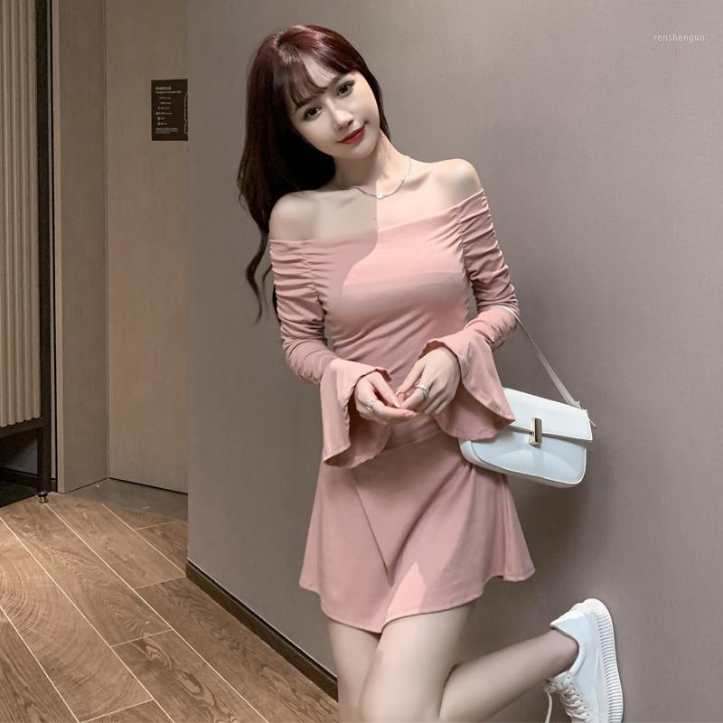 Casual Dresses Real 2022 Fashion One-word Neck Strapless Flared Sleeves Waist Sexy Pleated Short Mini Dress, Black
Casual Dresses Real 2022 Fashion One-word Neck Strapless Flared Sleeves Waist Sexy Pleated Short Mini Dress, Black