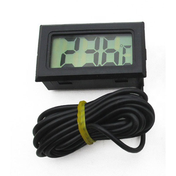 TPM-10 Electronic Digital Thermometer with Waterproof Probe Thermometer for Fishbowl Refrigerator Bathtub thermometer