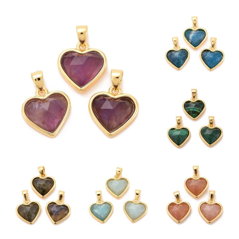 Pendant Necklaces 5pcs Natural Stone Heart Malachites Labradorites Amethysts Charms Pendants For Jewelry Making Women Necklace DIY Accessori
Pendant Necklaces 5pcs Natural Stone Heart Malachites Labradorites Amethysts Charms Pendants For Jewelry Making Women Necklace DIY Accessori