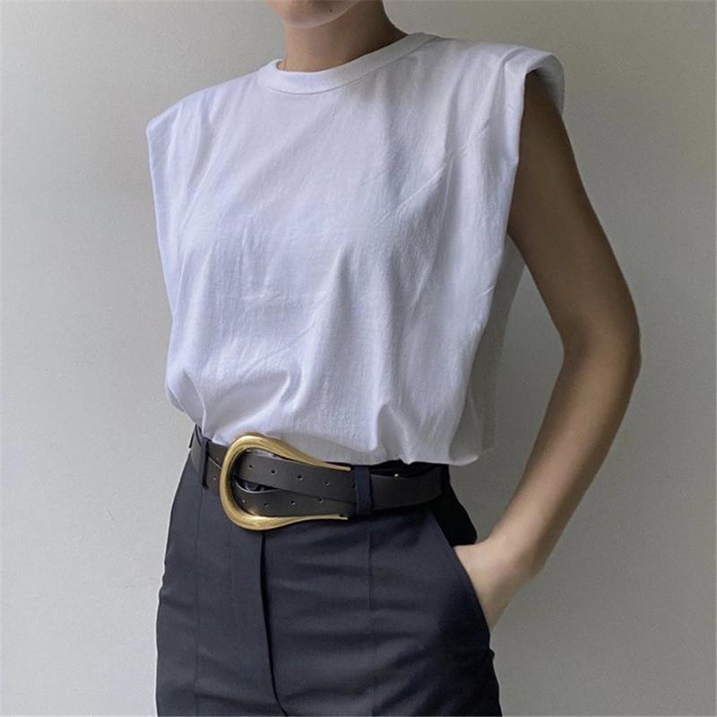Women's Tanks & Camis Sexy Casual Tank Tops Women Loose Vintage Clothes White Crop Top Summer Cute Streetwear Shoulder Padded Punk, Black
Women's Tanks & Camis Sexy Casual Tank Tops Women Loose Vintage Clothes White Crop Top Summer Cute Streetwear Shoulder Padded Punk, Black