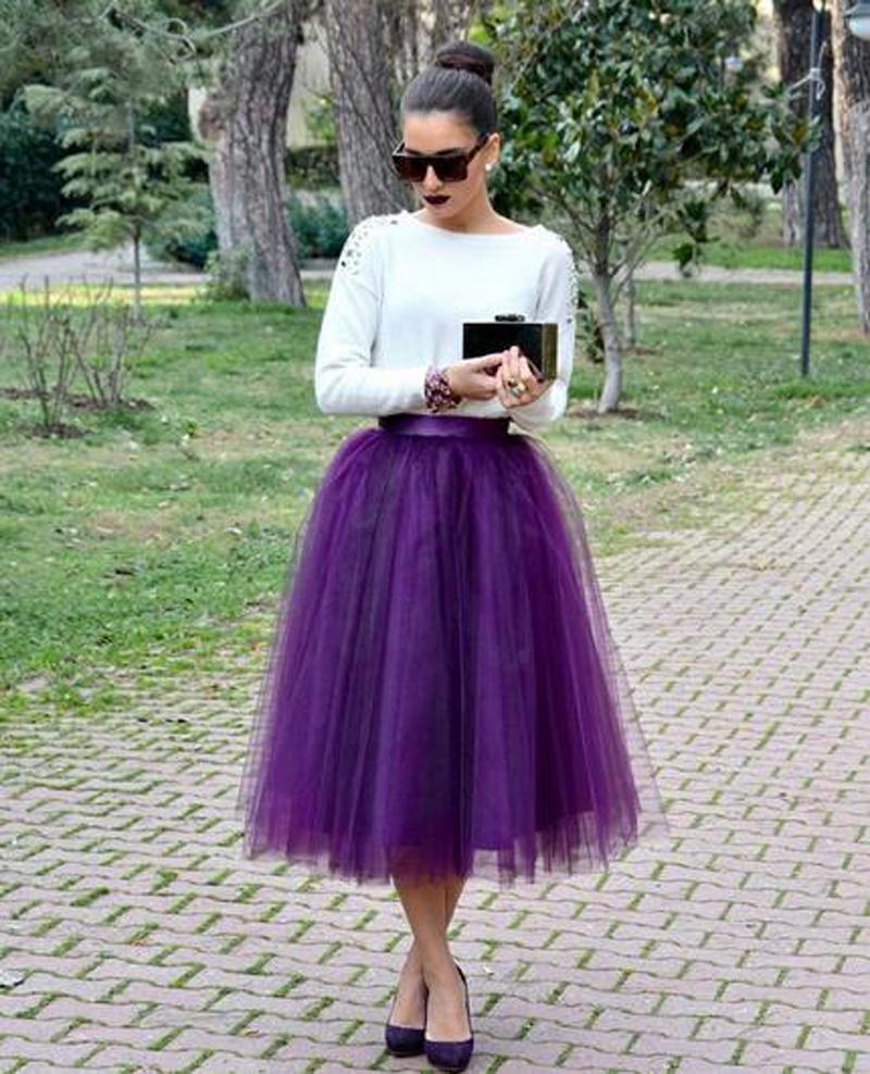 Skirts Preety Quality Tulle Skirt Purple Ribbon Elastic Waist High Street Mid Calf Length For Lady Women Formal Party VestidosSkirts, Dusty blue
Skirts Preety Quality Tulle Skirt Purple Ribbon Elastic Waist High Street Mid Calf Length For Lady Women Formal Party VestidosSkirts, Dusty blue