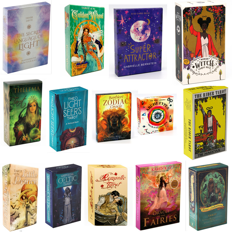 Tarot Cards Fortune Telling Game Oracle Golden Art Nouveau The Green Witch Universal Celtic Thelma Steampunk Board Deck Wholesale
Tarot Cards Fortune Telling Game Oracle Golden Art Nouveau The Green Witch Universal Celtic Thelma Steampunk Board Deck Wholesale
