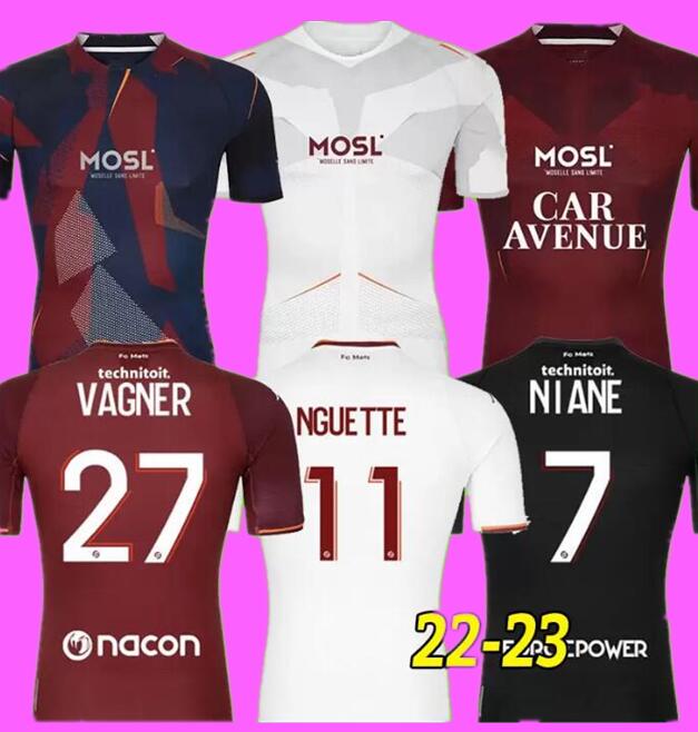 22 23 FC METZ Soccer Jerseys VAGNER BOULAYA NIANE 2022 2023 maillot de foot UDOL YADE CENTONZE DELAINE SARR NGUETTE home away third football shirts men uniforms
22 23 FC METZ Soccer Jerseys VAGNER BOULAYA NIANE 2022 2023 maillot de foot UDOL YADE CENTONZE DELAINE SARR NGUETTE home away third football shirts men uniforms