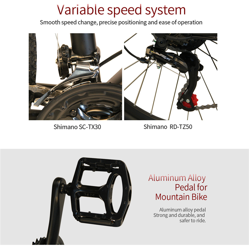 UK Stock 29 inch Electric Mountain Bike Hydraulic Brake 1000W Electric Bicycle with Removable 48V 13AN Lithium-Ion Battery 21 Speed E-BIKE