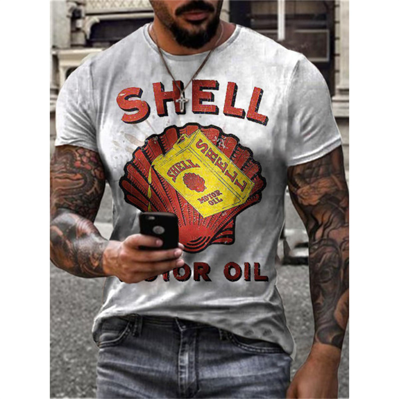 Mens Summer Oversized TShirts Harajuku Short Sleeve Clothing T Shirt for Man 3D Printed Fashion DIY Pattern Oneck Tops 220526wtt