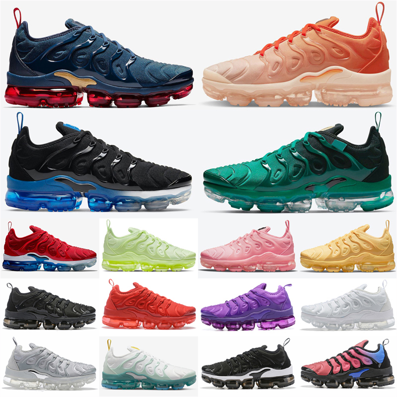 2022 TN Plus Running Shoes Men Women Black Bubblegum Yolk Cherry Cool Grey Neon Olive Pure Platinum Dark Blue Mens Womens Sports Trainers Sneakers big size 36-47, As photo 1
2022 TN Plus Running Shoes Men Women Black Bubblegum Yolk Cherry Cool Grey Neon Olive Pure Platinum Dark Blue Mens Womens Sports Trainers Sneakers big size 36-47, As photo 1