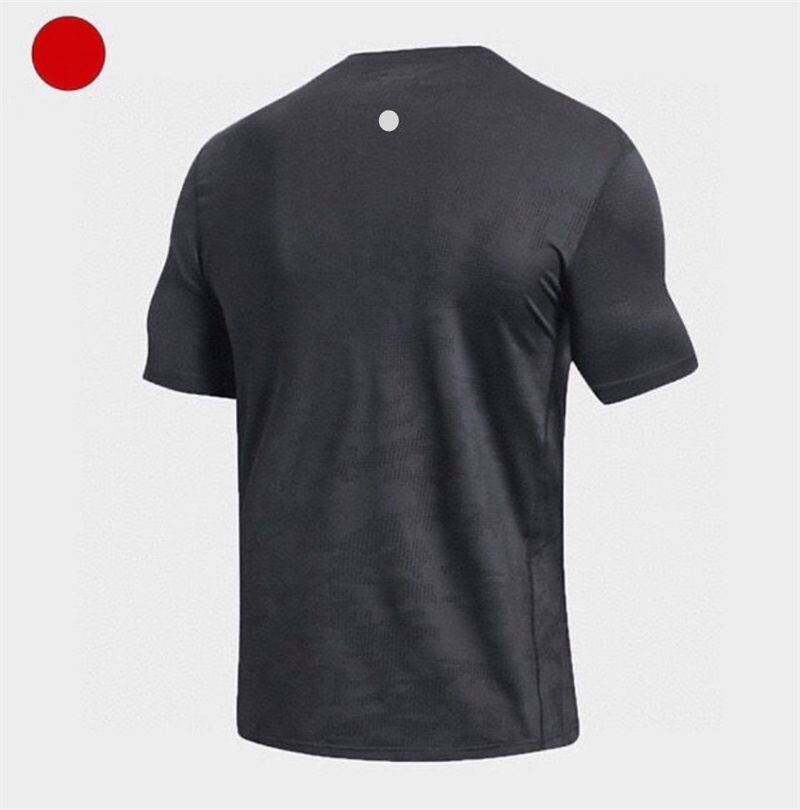 LL Men's T-Shirts Undershirts Mesh Breathable Sports Workout Running Joggers T-shirts Fitness Muscle Bodybuilding Shorts Sleeve Shirts