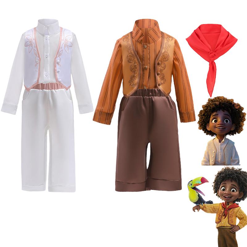 Clothing Sets Charm Kids Cosplay Encanto Costume For Boys Antonio Set Child Baby Cos Prince Masquerade Birthday Party ClothesClothing, 5pcs bracelet
Clothing Sets Charm Kids Cosplay Encanto Costume For Boys Antonio Set Child Baby Cos Prince Masquerade Birthday Party ClothesClothing, 5pcs bracelet