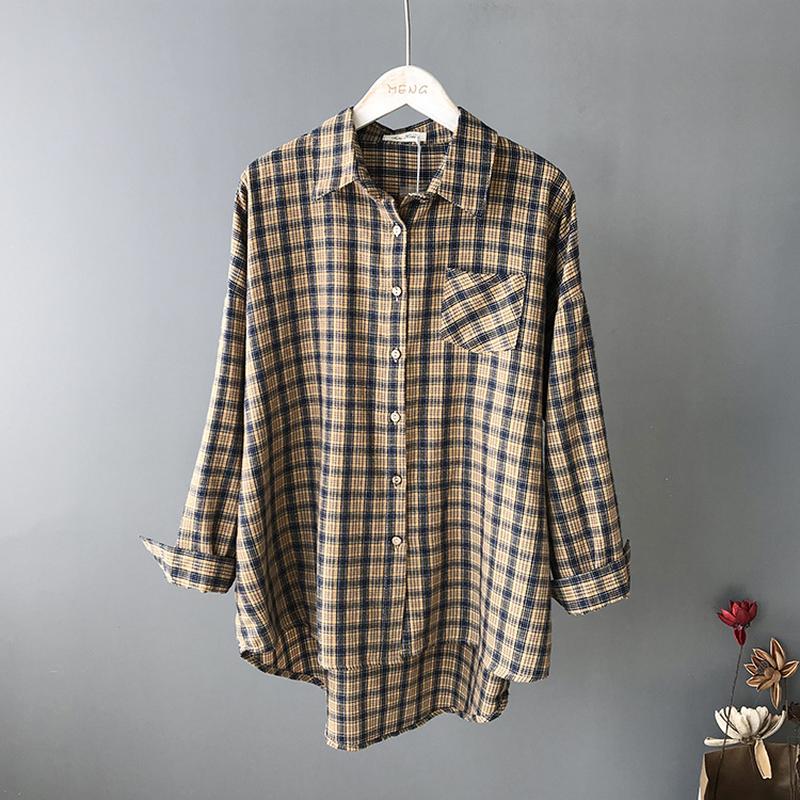 Women's Blouses & Shirts Autumn Arrival 2022 Long Sleeve Casual Loose Button Down Shirt Plus Size Warm Thick Korean Blouse Flannel Plaid Wom, Red
Women's Blouses & Shirts Autumn Arrival 2022 Long Sleeve Casual Loose Button Down Shirt Plus Size Warm Thick Korean Blouse Flannel Plaid Wom, Red