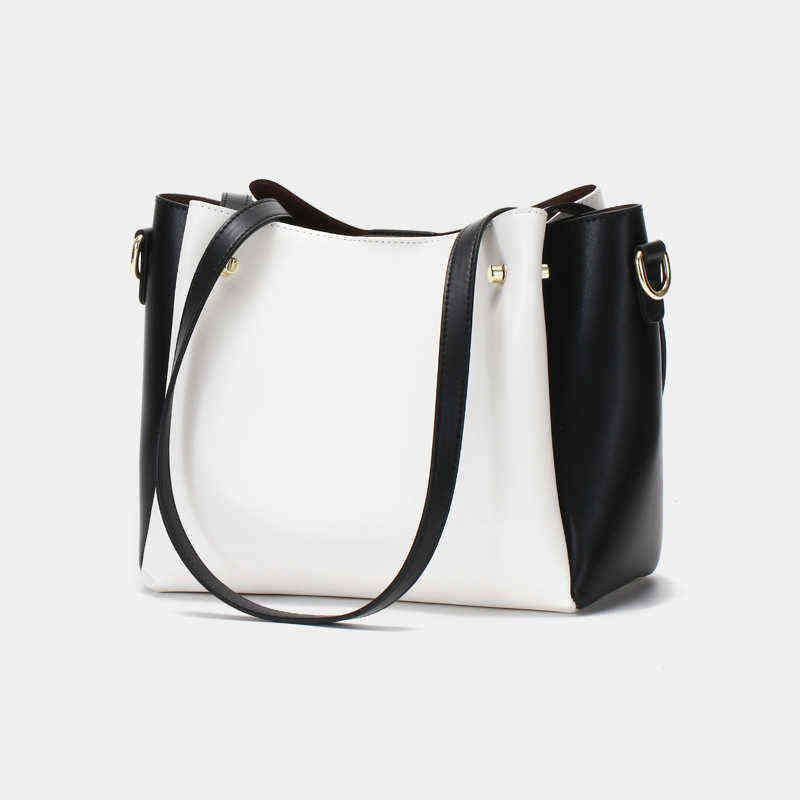 handBag Women Fashion Large Capacity Fashion Versatile Tote Work Commuting Leisure Women's shopping Bag 220615, Black with white
handBag Women Fashion Large Capacity Fashion Versatile Tote Work Commuting Leisure Women's shopping Bag 220615, Black with white