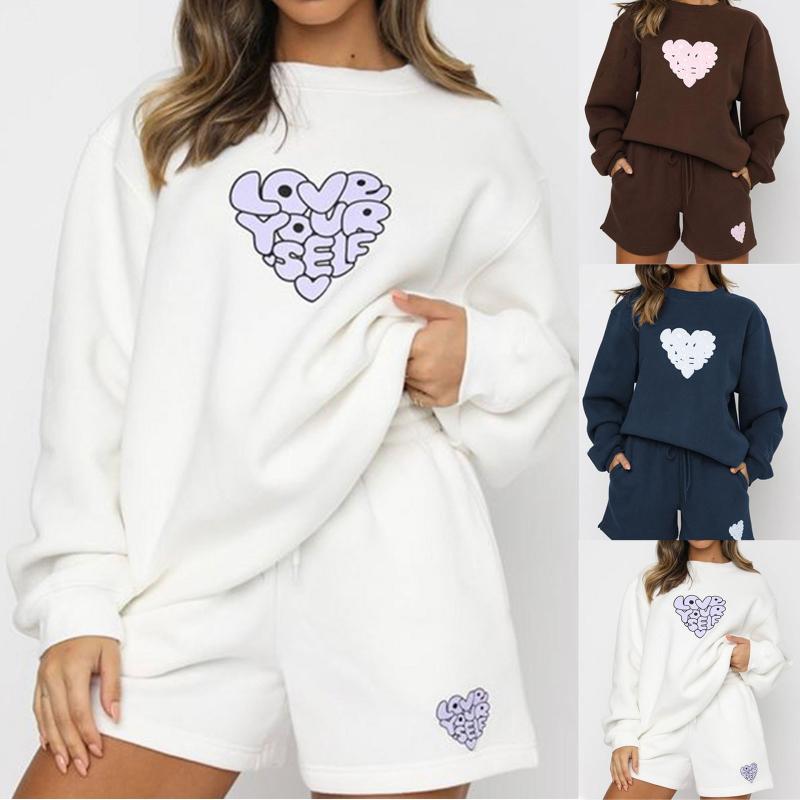 Women' Tracksuits Crop Top Shorts Two Piece Set Solid Color Hoodie And Short Pants Long Sleeve Drawstring Pocket Casual Plus Fleece, Bu
Women' Tracksuits Crop Top Shorts Two Piece Set Solid Color Hoodie And Short Pants Long Sleeve Drawstring Pocket Casual Plus Fleece, Bu