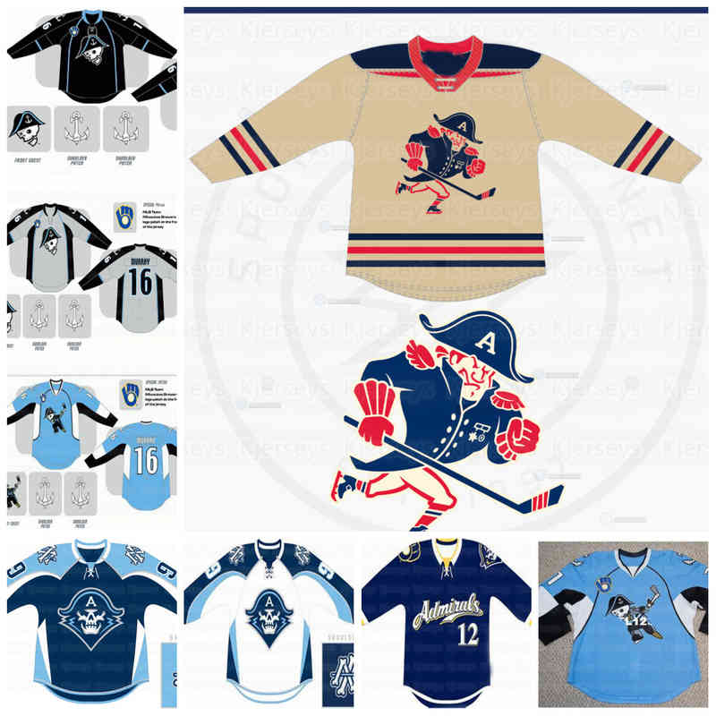 Nik1 Custom Milwaukee Admirals Hockey Jersey 21 Beck 31 Mark Dekanich 6 Ryan Ellis 28 Janne Niskala 13 Cory Conacher Premier Stitched embroidered
Nik1 Custom Milwaukee Admirals Hockey Jersey 21 Beck 31 Mark Dekanich 6 Ryan Ellis 28 Janne Niskala 13 Cory Conacher Premier Stitched embroidered