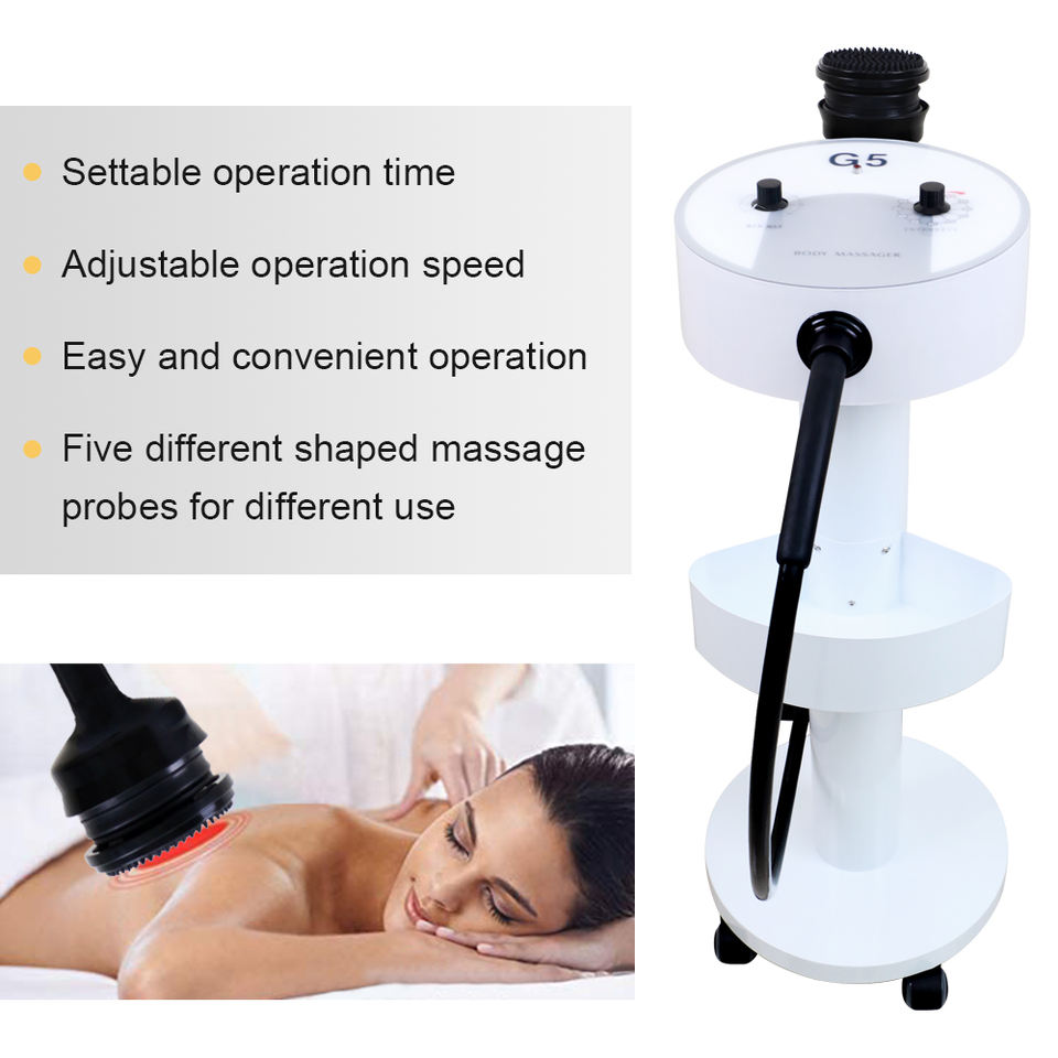 High Quality G5 Vibration Full Body Massage Slimming Machine For Cellulite Treatment With 5 Heads